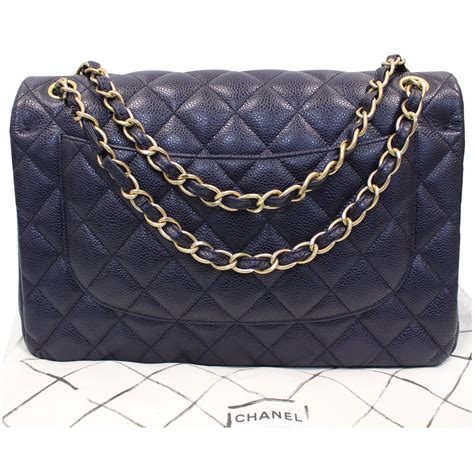 chanel flap caviar leather